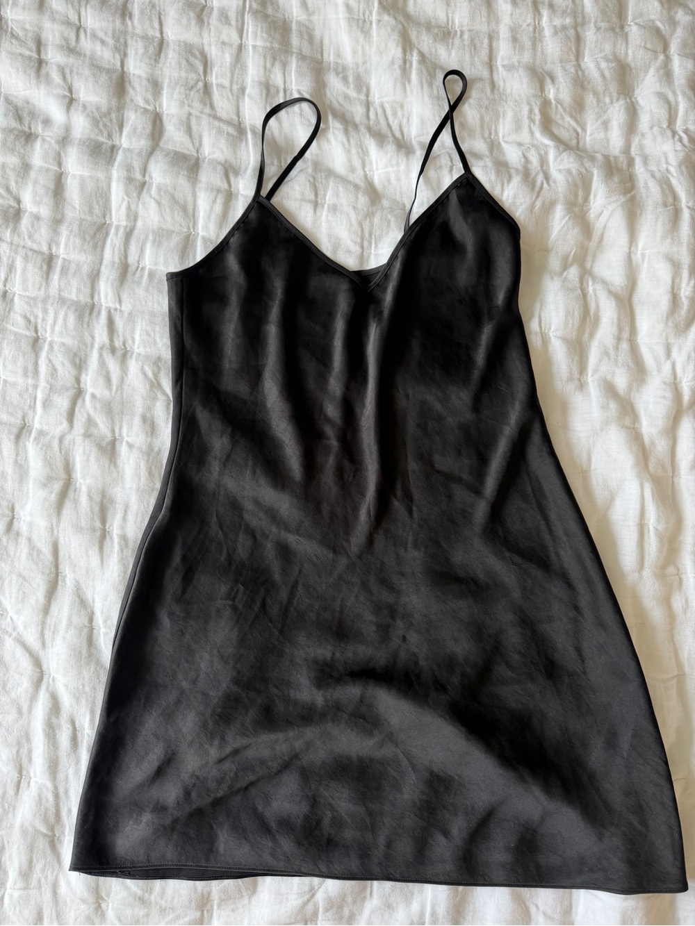Classic Black Satin dress
